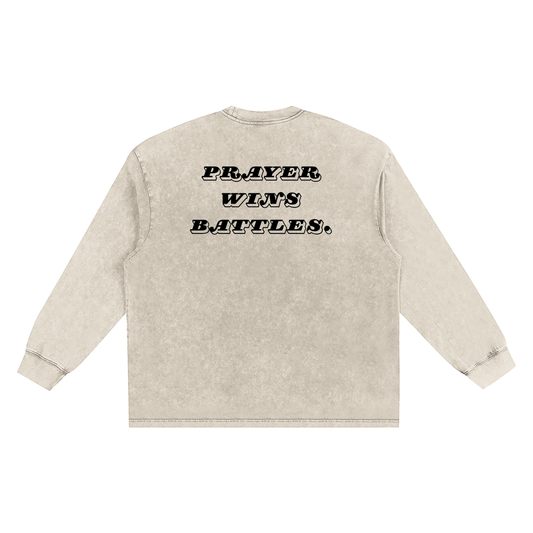 "Prayer Wins Battles" Longsleeve Tee