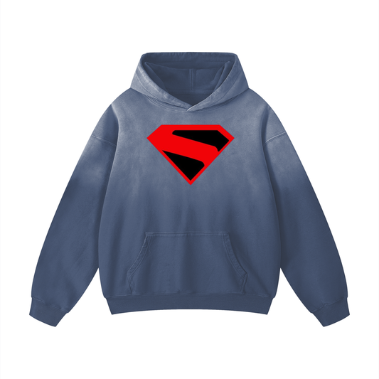 FANDM Superman Faded Hoodie
