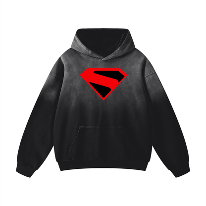 FANDM Superman Faded Hoodie