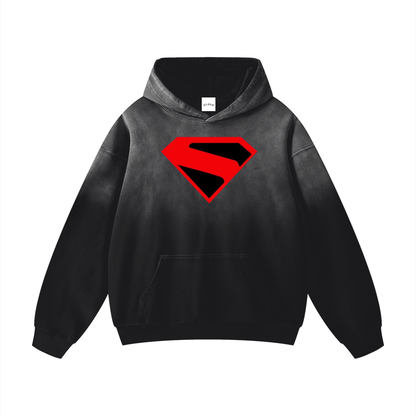 FANDM Superman Faded Hoodie